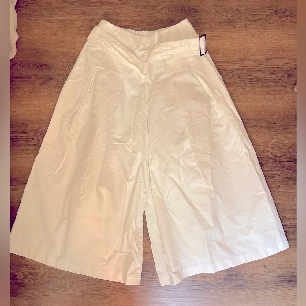 Arte Bella White Wide Pants S ( made in Korea)